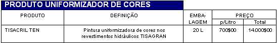 Produto uniformizador de cores - Click para voltar ao inicio